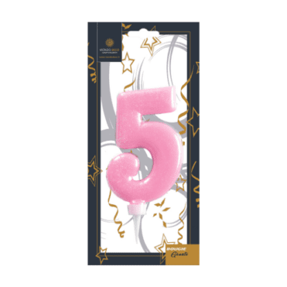 Bougie géante chiffre H.11 cm x1 – Image 7