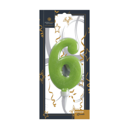 Bougie géante chiffre H.11 cm x1 – Image 8
