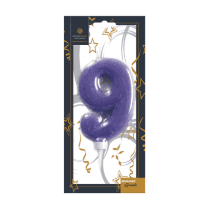 Bougie géante chiffre H.11 cm x1 – Image 11
