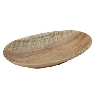 plat ellipse Sierra : Référence : 5720 6 pièces Dimensions : H. 3,8 cm | 23 x 14,5 cm Matière : mélamine Couleur : marron (impression bois) Collection mélamine Compatible lave-vaisselle - Mondo Déco entreprise française