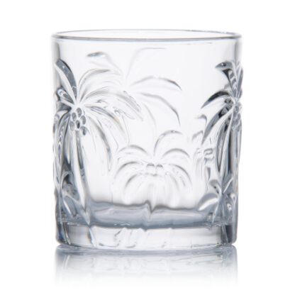 Verre Palmier PM : Référence : 5737 6 pièces Dimensions : H. 9,3 cm | Ø 8,5 cm Contenance : 31 cl Matière : Verre Couleur : Transparent Collection Clear Passable en lave-vaisselle- mondo deco entreprise française