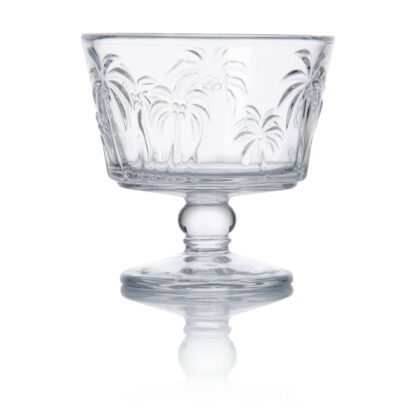 Coupe Palmier : Référence : 5738 6 pièces Dimensions : H. 10,7 cm | Ø 11 cm Contenance : 37 cl Matière : Verre Couleur : Transparent Collection Clear Passable en lave-vaisselle - mondo deco