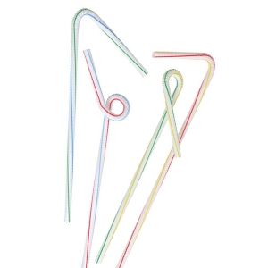 Pailles rayées modulables pour vos boissons - Mondo Déco