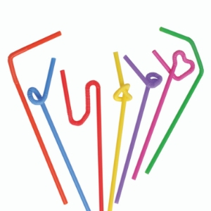 Pailles modulables 7 couleurs, pailles à cocktails - Mondodéco