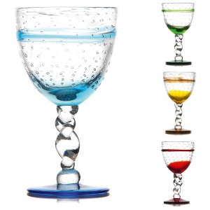 coupes Désirade artisanales - coupes à glace artisanales - coupe / verre à pied pour glaces et cocktails - Mondo Déco