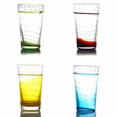 verres split - Artisanal - Pour jus de fruits, eau et cocktail - Mondo Déco