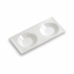 Supports 2 trous – Lot de 5 – 20,5 x 9,5 cm