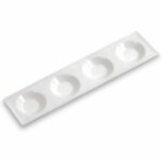 Supports 4 trous – Lot de 5 – 39,5 x 9,5 cm