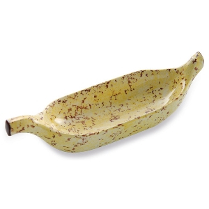 Coupes Banane Jaune, coupe pour Banana Split, coupe à glace - couleur jaune, en céramique - Mondo Déco entreprise française