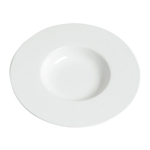 Assiettes Pasta, assiette creuse, blanche - Céramique blanche / grès blanc - Mondo Déco entreprise française