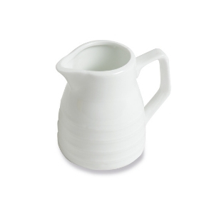 Petits Pots, saucier blanc, style petit pot à lait vintage - en céramique, grès, blanc - Mondo Déco entreprise française