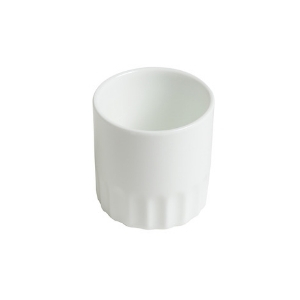 25 Verrines cylindriques plastique réutilisable blanc 6 cl