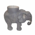 Porte-verre Éléphant – lot de 1 – H.17 cm Ø8 cm