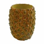 Porte-verre Ananas -lot de 1- H.15 cm Ø8 cm