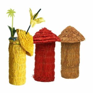 Porte-verres Paillote - décoration cocktail - mondo déco