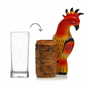 Porte-verre Ara -lot de 1- H.30 cm Ø7,5 cm