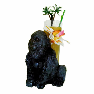 Mini porte-verres Gorille - décoration cocktail - mondo déco