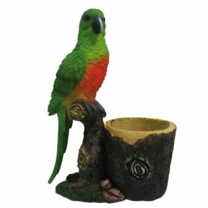 porte-verre Perroquet : Découvrez les verres et coupes adaptables (vendus séparément) 1 pièce Dimensions : H. 26 cm | Ø 8 cm Référence : 255 Matière : Résine Couleur : vert, orange, marron Incompatible lave-vaisselle