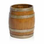 Porte-verre Tonneau -lot de 1- H. 13 cm Ø8 cm