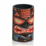 Porte-verre Tiki Couleur -lot de 1- H. 15 cm Ø8 cm