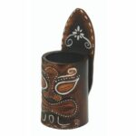 Porte-verre Tiki Surf -lot de 1- H. 26 cm Ø8 cm