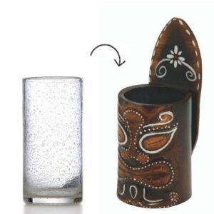 Porte-verre Pastel Surf -lot de 1- H. 26 cm Ø8 cm