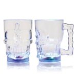 Verre Crâne Lumineux en plastique - mondo déco