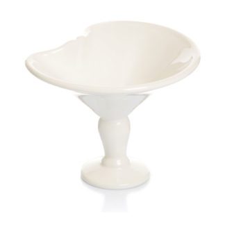 coupe porte-verre Blanche - adaptée aux porte-verres - couleur blanche en céramique - Mondo Déco entreprise française