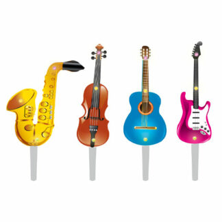 Instruments Musique clignotants - décoration pour glaces et pâtisserie - mondo déco