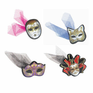 Masques Carnaval - Décors pour glaces et cocktails - mondo déco