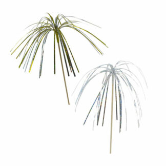 Palmiers Or et Argent - Décors pour glaces et cocktails - mondo déco