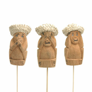 Singes de la sagesse - Décors pour glaces et cocktails - mondo déco