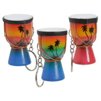 Porte-clés Djembé Bois - Décoration glaces et cocktails - mondo déco