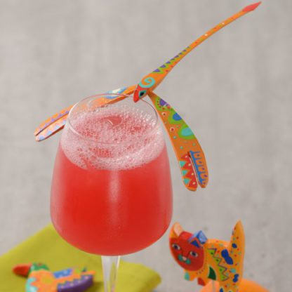 Funnybellules - Décors pour glace et cocktails - Tient en équilibre sur le verre - mondo déco