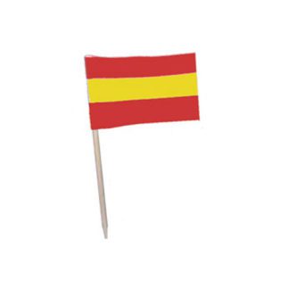 Drapeaux Espagne - Drapeaux Espagnols - Décors pour glaces et cocktails - mondo déco