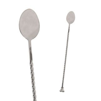 Cuillères Inox Barman - Décors pour glaces et cocktails - mondo déco
