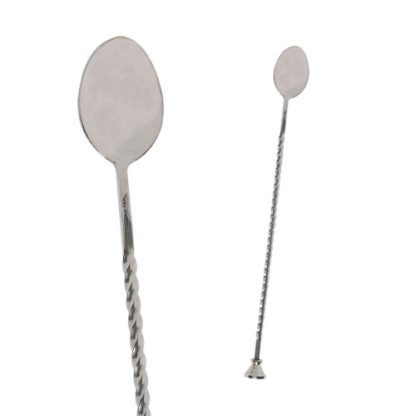 Cuillères Inox Barman - Décors pour glaces et cocktails - mondo déco