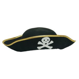 Tricorne, chapeau de pirate taille adulte - mondo déco