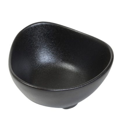 Sauciers noirs en céramique noire - Couleur : noir - forme ronde, irrégulière - Mondo Déco, entreprise française