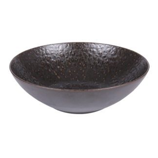 coupelles Obsidienne - couleur : marron - en céramique - Mondo Déco, entreprise française