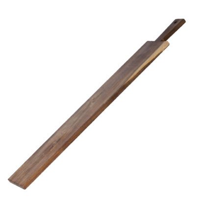 Planche Bambou 100x14 cm - longue planche en bois pour présentation tapas, fromages, charcuterie. En bois de bambou. Couleur bois foncé - Mondo Deco, entreprise française