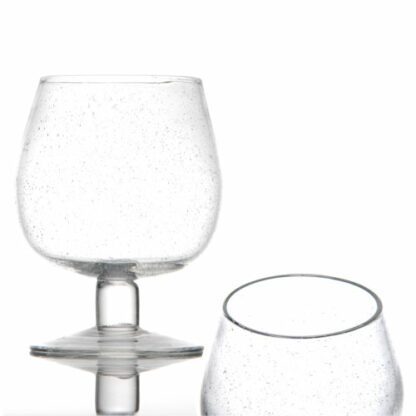 Grands Verres Goa Bullés x 6 - Verres géants Mondo Déco, pour cocktails maxi. Pièces artisanales soufflées à la bouche, pièces uniques, qualité professionnelle