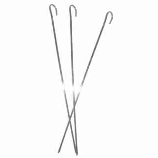 Piques à brochettes en métal argenté pour barbecue, bbq - Mondo Déco entreprise française