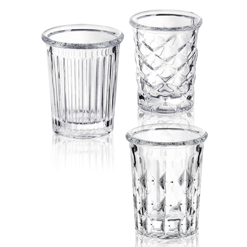 Verres shooter goulot de bouteille x4