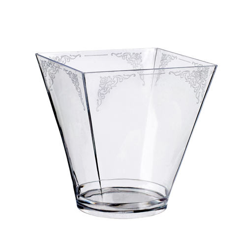 20 Mini-verres - verrines à pied 5 cl