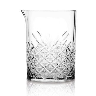 Pichet de mixage cocktail - accessoire pour préparation de cocktail. Pichet en verre style vintage - en verre transparent - Mondo Déco entreprise française