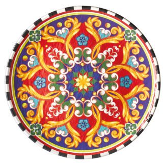 Assiettes Cordoba - assiette mélamine - multicolore - Mondo déco entreprise française