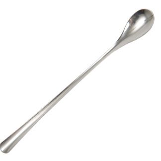 Cuillères à Glace Rem - Longueur : 20.5 cm - manche long - cuilleron ovale - couleur argentée - Inox argent - Mondo Déco entreprise française