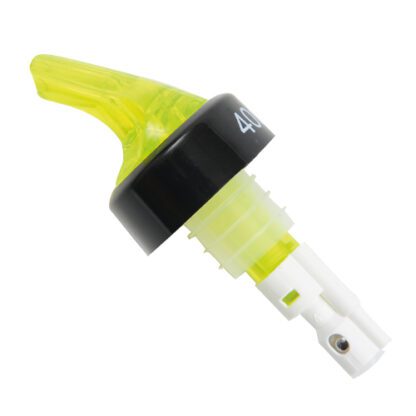 Doseur Jaune - 40 ml à visser/enfoncer sur la bouteille directement - Accessoire de préparation à cocktail - Mondo Déco entreprise française