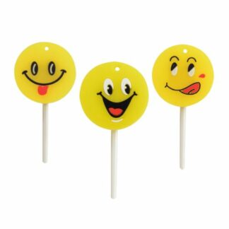Assortiment sourires clignotants - jaune - smiley / emojis - a LED - Mondo Déco entreprise française